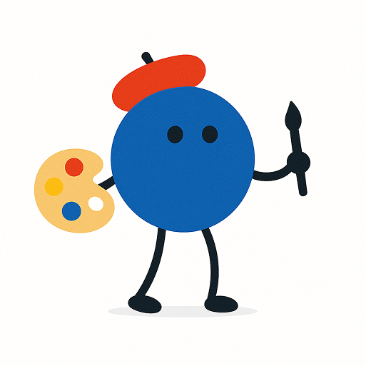 Mascot Circle Artist - 創作過程中的藝術家